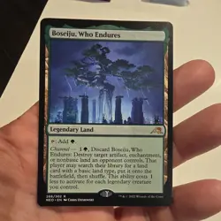 Magic the Gathering Boseiju Who Endures Rare Regular Card MTG - Image 1