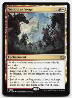 Windcrag Siege 235 Rare Prerelease Cards Magic: The Gathering Near Mint - Image 1