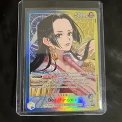 Bandai Boa Hancock Leader OP14-041 One Piece CCG Seven Warlords Card - Image 1
