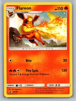 Flareon SM Promos #SM186 Promo Pokemon Card - Image 1