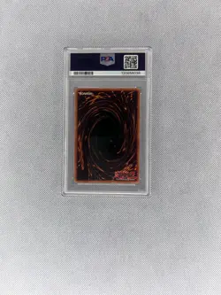 2003 Yugioh LON Dark Necrofear #065 Labyrinth Nightmare 1st edition PSA 9 Mint - Image 2
