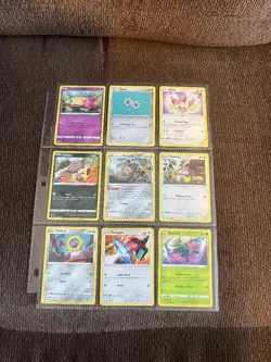 Pokemon Binder Sheets of 216 Pokemon Assorted Cards - Image 1