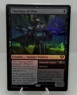 Emeritus of Woe #80 (Foil) (NM) Secrets of Strixhaven SOS Magic MTG - Image 1