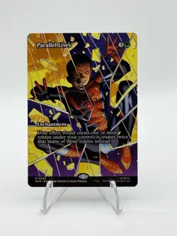 Parallel Lives (Borderless) non-foil MAR 0036 Mythic Marvel Spider-Man Magic MTG - Image 1