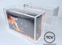MTG Set Booster Box Premium Acrylic Display Case - Magnetic Lid, UV Resistant - Image 1