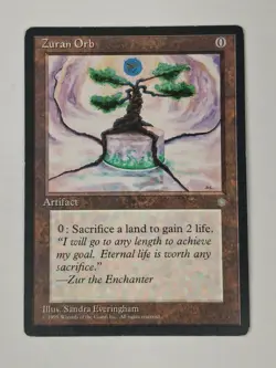 Zuran Orb Ice Age Regular LP Free Shipping! MTG Magic BB - Image 1