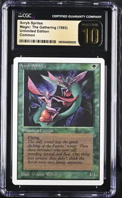 MTG Scryb Sprites Unlimited | CGC 10 Pristine | PaymoneyWubby Break 8/19/24 - Image 1