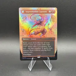 Improvisation Capstone 294 M (Foil) Borderless Secrets of Strixhaven MTG - Image 1