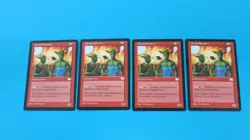 4x ORCISH SETTLERS ORCS WEATHERLIGHT MTG MAGIC THE GATHERING NM / UNPLAYED - Image 1