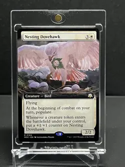 Nesting Dovehawk (Extended Art) Commander: March of the Machine Regular - Image 1