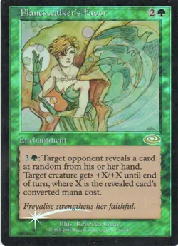 MTG: Planeshift: Foil Planeswalker's Favor: Lightly Played Condition - Image 1