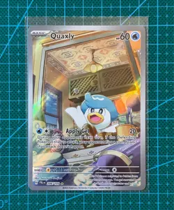 Pokemon TCG Quaxly 206/193 Illustration Rare Scarlet & Violet Paldea Evolved - Image 1