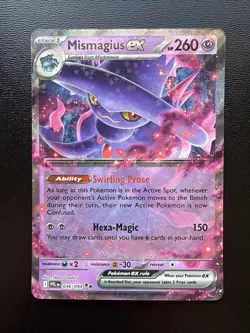 FREE SHIPPING Mismagius ex 036/094 Me02: Phantasmal Flames Holo POKEMON - Image 1