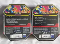 Pokemon Mega Charizard X-Set of 2- Tins ✅Sealed ✅In Hand - Image 2