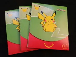 2021 McDonald's Happy Meal #4 25th Anniversary Pokemon Cards - 3 Pack - Image 1