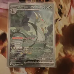 Pokemon Serperior EX 164/086 Sv: Black Bolt Full Art Holo English - Image 1
