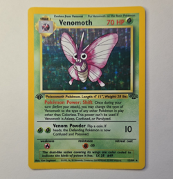 Venomoth [Holo] Pokemon Jungle #13/64 [1st Edition] - Image 1