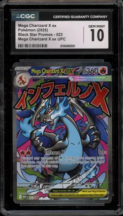 Pokemon Mega Charizard X ex Ultra-Premium Coll. Promo #023 CGC 10 Gem Mint - Image 1