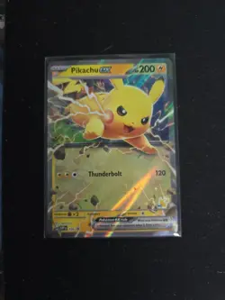 Pokemon TCG Pikachu Ex Holo Battle Academy 2024 106 200 HP - Image 1