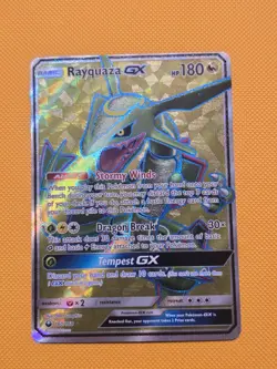 Pokemon Rayquaza GX Full Art Ultra Rare Holo 160/168 Celestial Storm Mp -lp - Image 1
