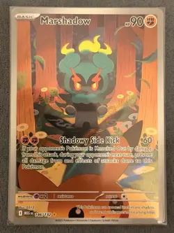 Marshadow 146/132 Me01: Mega Evolution Illustration Rare Pokemon TCG NM - Image 1