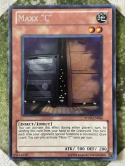 YuGiOh MAXX "C" Secret Rare Unlimited STOR-EN086 - Image 2