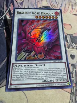 Yugioh Asian English Bramble Rose Dragon DOOD-AE039 Ultra rare NM - Image 1