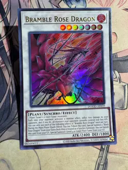 Yugioh Asian English Bramble Rose Dragon DOOD-AE039 Ultra rare NM - Image 2