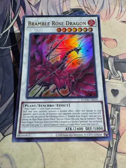 Yugioh Asian English Bramble Rose Dragon DOOD-AE039 Ultra rare NM - Image 3