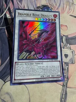 Yugioh Asian English Bramble Rose Dragon DOOD-AE039 Ultra rare NM - Image 4