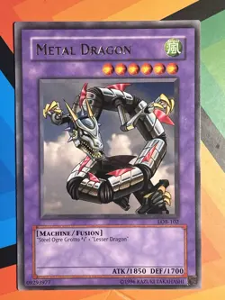Metal Dragon LOB-102Yugioh TCG Rare Unlimited Edition - NM x1 - Image 1