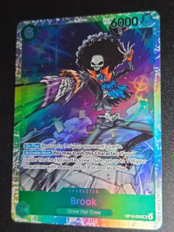 OP15-032 Brook SR Adventure On Kamis Island One Piece TCG English - Image 1