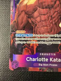 One Piece CCG Charlotte Katakuri OP11-067 Alternate Art Super Rare Foil 8000 - Image 5
