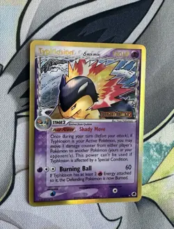 Pokemon Typhlosion 12/101 Delta Species Reverse Holo Dragon Frontiers Card - NM - Image 2