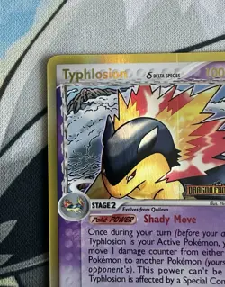 Pokemon Typhlosion 12/101 Delta Species Reverse Holo Dragon Frontiers Card - NM - Image 5