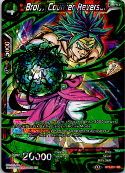 Dragon Ball Super TCG Broly Counter Reversal Foil Card BT7-020 N M B4G2 - Image 1