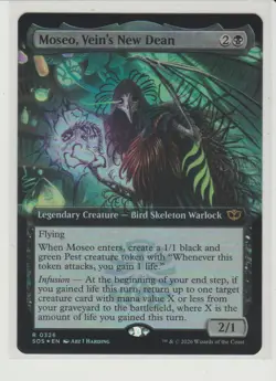 Moseo, Vein's New Dean - Extended Art Foil Rare MtG Card SOS 326 - Image 1