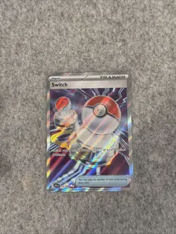 Pokemon SWITCH 123/94 Common Holo Ultra Rare Trainer Card TCG Phantasmal Flames - Image 1