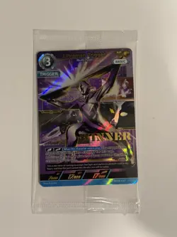 Ultraman Trigger Ultra Hero SP Winner Holo Card BP04-037 Ultraman Card Game - Image 1