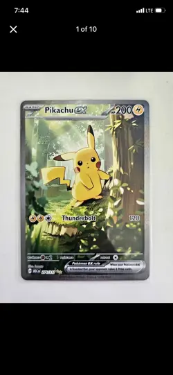 Pikachu ex - Ascended Heroes Special Illustration Rare Card 276/217 SIR NM/MINT - Image 1