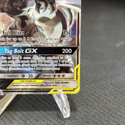 Pikachu & Zekrom-GX SM TAG TEAM Promos HP Holo Card SM168/260 Rare Pokemon Card - Image 4