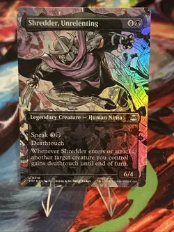 Shredder, Unrelenting (Borderless) Teenage Mutant Ninja Turtles Foil - Image 1