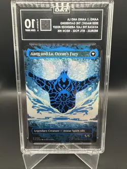 TAG 10 (988) Aang, Swift Savior (Borderless) (Neon Ink Foil) Avatar TLA MTG - Image 3