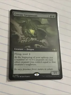Canopy Gargantuan (Extended Art) Commander: Tarkir: Dragonstorm Regular - Image 1