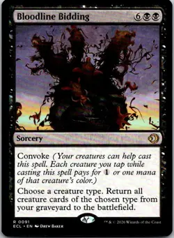 Bloodline Bidding R Lorwyn Eclipsed 91 NM - Image 1