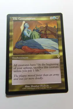 MTG Vile Consumption x1- -Invasion-Lightly Played - Image 1