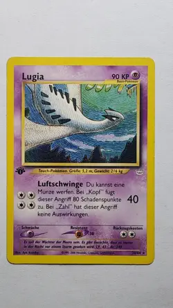 Pokemon TCG 1st Edition Lugia 20/64 Neo Revelation Non Holo Rare WOTC 2001 - Image 2