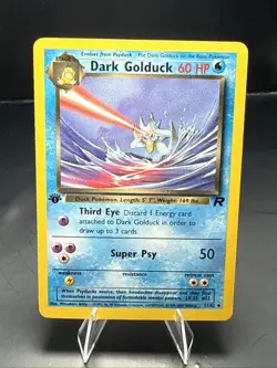 Pokemon TCG Team Rocket 1st Edition Dark Golduck 37/82 - Image 2