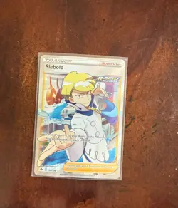 Siebold 198/198 Pokemon Chilling Reign Sword & Shield Full Art Rare Card NM Mint - Image 1