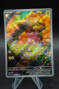 Pawmi 226/091 Illustration Rare: Paldean Fates Pokemon TCG Near Mint NM ++ - Image 1